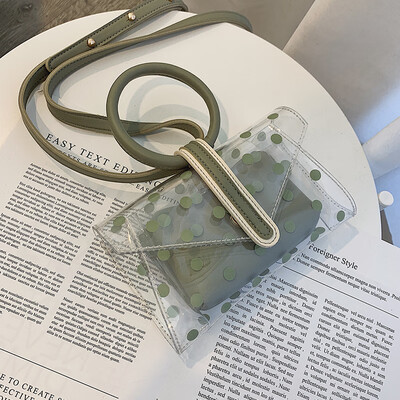 Summer transparent jelly portable small bag female bag 2019 new Korean version of the wild single shoulder slung fashion envelope bag
Summer transparent jelly portable small bag female bag 2019 new Korean version of the wild single shoulder slung fashion envelope bag