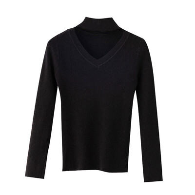 Sweaters V-neck slim slimming women Halter long sleeve knitted tops Autumn v-neck winter pullover Casual ladies jumper pull slim
Sweaters V-neck slim slimming women Halter long sleeve knitted tops Autumn v-neck winter pullover Casual ladies jumper pull slim