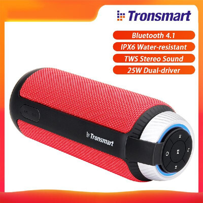 Tronsmart Element T6 Portable Speaker Bluetooth 41 IPX6 Water-resistant Superior 360° TWS Stereo Sound Hands-free Calling 25W Dua
Tronsmart Element T6 Portable Speaker Bluetooth 41 IPX6 Water-resistant Superior 360° TWS Stereo Sound Hands-free Calling 25W Dua