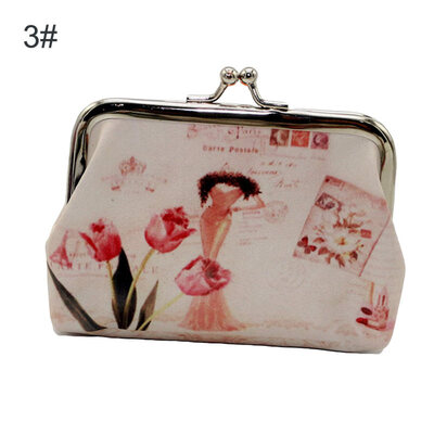 Cute Flower Printed Kiss Lock Faux Leather Mini Wallet Women Clutch Coin Purse
Cute Flower Printed Kiss Lock Faux Leather Mini Wallet Women Clutch Coin Purse