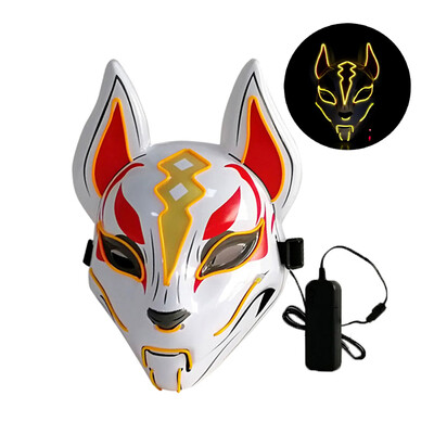 10 Color Fox Full Face Mask Neon Lights Halloween Party Led Lampshade Dark Glowing Cosplay Mask Party Costume Mask
10 Color Fox Full Face Mask Neon Lights Halloween Party Led Lampshade Dark Glowing Cosplay Mask Party Costume Mask