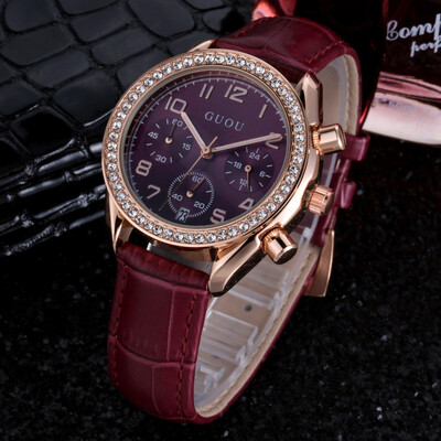 Three-eye multi-function sports ladies watch multi-needle waterproof casual belt watch sales
Three-eye multi-function sports ladies watch multi-needle waterproof casual belt watch sales