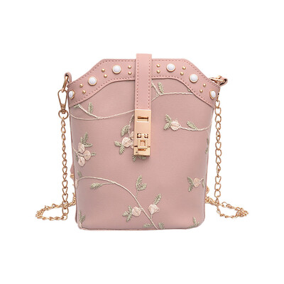 Tailored Fashion Women New Bucket Bag Embroidered Chain Wild Bag Shoulder Messenger Bag
Tailored Fashion Women New Bucket Bag Embroidered Chain Wild Bag Shoulder Messenger Bag