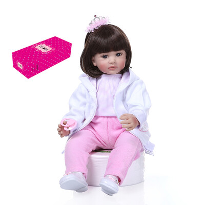 Decdeal 24 inch Reborn Baby Doll Big Size Lifelike Silicone Rebirth Dolls Soft Touch Girl Princess Dolls for Kids Birthday Toddler
Decdeal 24 inch Reborn Baby Doll Big Size Lifelike Silicone Rebirth Dolls Soft Touch Girl Princess Dolls for Kids Birthday Toddler
