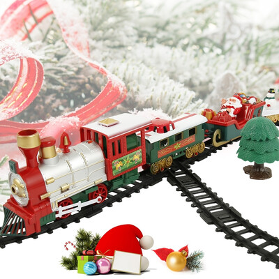 Fashion Christmas Train Carriages Tree Headlight Tracks Birthday Gift Kids Toy Set Educational Toys
Fashion Christmas Train Carriages Tree Headlight Tracks Birthday Gift Kids Toy Set Educational Toys