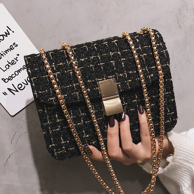 Ins chain bag woman 2019 new female bag fashion single shoulder oblique bag plaid square bag
Ins chain bag woman 2019 new female bag fashion single shoulder oblique bag plaid square bag