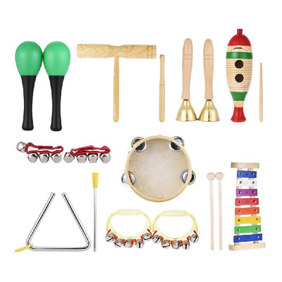 9pcs Musical Instruments Percussion Toy Rhythm Band Set Glockenspiel Tambourine Maracas Double-barrelled Cylinder for Kids Childre
9pcs Musical Instruments Percussion Toy Rhythm Band Set Glockenspiel Tambourine Maracas Double-barrelled Cylinder for Kids Childre