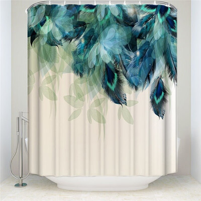 Watercolor Decor Shower Curtain Peacock Feather Pattern Waterproof Polyester Fabric Bathroom Shower Curtains 2 Size
Watercolor Decor Shower Curtain Peacock Feather Pattern Waterproof Polyester Fabric Bathroom Shower Curtains 2 Size