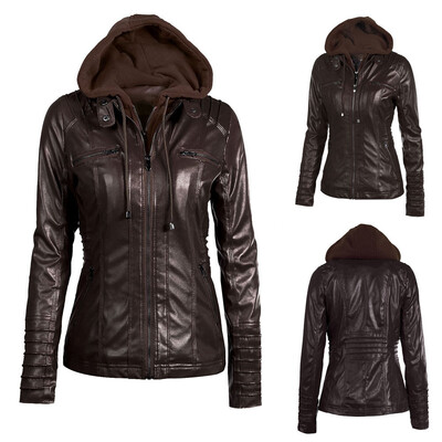 Roseonmyhand Women Slim Hooded Jacket Overcoat Coat Lapel Removable Zipper Outwear Top Jacket
Roseonmyhand Women Slim Hooded Jacket Overcoat Coat Lapel Removable Zipper Outwear Top Jacket