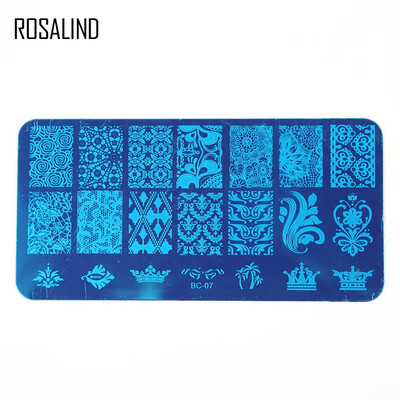 ROSALIND 1pcs 126cm Rectangle Nail Stamping Template Flowers Animal Patterns DIY Nail Designs Manicure Stamp Plate Stencils
ROSALIND 1pcs 126cm Rectangle Nail Stamping Template Flowers Animal Patterns DIY Nail Designs Manicure Stamp Plate Stencils
