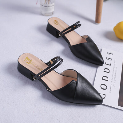 Coarser sandals woman 2019 summer new non-heel lazy shoes wearing Muller shoes middle heel Baotou half slipper girl
Coarser sandals woman 2019 summer new non-heel lazy shoes wearing Muller shoes middle heel Baotou half slipper girl