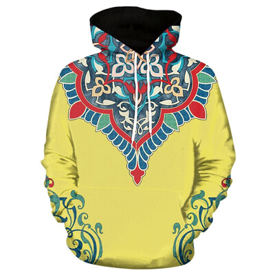 3D Flower Print Pullover Hoodie
3D Flower Print Pullover Hoodie