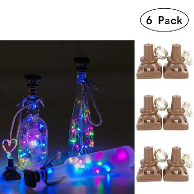 Solar Powered Wine Bottle Lights 6 Packs of 20 LED Waterproof Square Cork Lights Fairy Lights Birthday Party Christmas Outdoor
Solar Powered Wine Bottle Lights 6 Packs of 20 LED Waterproof Square Cork Lights Fairy Lights Birthday Party Christmas Outdoor
