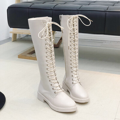 Tie-up Martins Womens plus Velvet Yinglun High Drum 2019 Winter New European Station Joker Skinny Leather Boots
Tie-up Martins Womens plus Velvet Yinglun High Drum 2019 Winter New European Station Joker Skinny Leather Boots