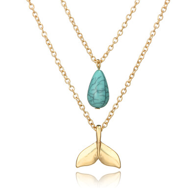 Tocona Bohemian Whale tail Mermaid Pendant Necklaces Multi layer Choker Necklace Collar for Women Jewelry Accessories 6618
Tocona Bohemian Whale tail Mermaid Pendant Necklaces Multi layer Choker Necklace Collar for Women Jewelry Accessories 6618