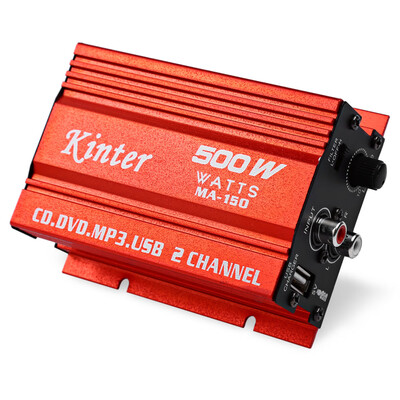 Kinter MA - 150 20W x 2 5V Mini Hi-Fi Stereo Digital Power Amplifier MP3 Car Audio Speaker
Kinter MA - 150 20W x 2 5V Mini Hi-Fi Stereo Digital Power Amplifier MP3 Car Audio Speaker