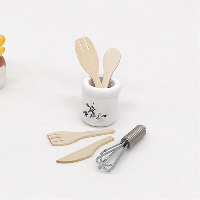 Gobestart Wooden Kitchen Fork Metal Whisk Jar Set Dollhouse Miniatures 112 Accessories
Gobestart Wooden Kitchen Fork Metal Whisk Jar Set Dollhouse Miniatures 112 Accessories