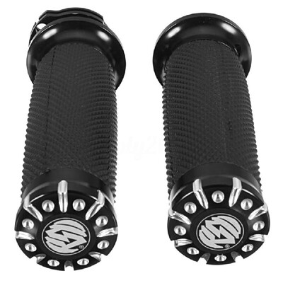 1 Pair 25mm Motorcycle Handlebar Hand Grips for Har-ley for Sport-ster Cruiser Custom
1 Pair 25mm Motorcycle Handlebar Hand Grips for Har-ley for Sport-ster Cruiser Custom
