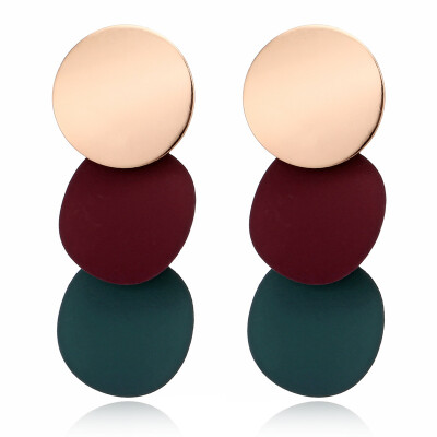 EK801 Unique Elegant Round Metal Earrings for Women New Geometric Alloy Statement Earrings Fashion Jewelry Gift 3 Colors
EK801 Unique Elegant Round Metal Earrings for Women New Geometric Alloy Statement Earrings Fashion Jewelry Gift 3 Colors