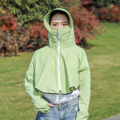 Summer new solid color sunscreen clothing hooded outdoor cycling waterproof quick-drying womens long spot wholesale
Summer new solid color sunscreen clothing hooded outdoor cycling waterproof quick-drying womens long spot wholesale