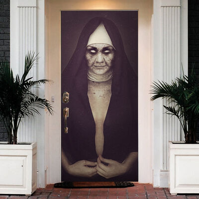 2019 Halloween Horror Nun Door Sticker For Halloween Unique 3D Door Sticker DIY Festive Party Decoration
2019 Halloween Horror Nun Door Sticker For Halloween Unique 3D Door Sticker DIY Festive Party Decoration