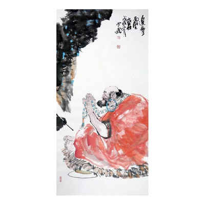 Bodhidharma Tu Wall Art Artist Hand-painted Traditional Chinese Painting Buddhism Cultural Work Home or Office Decor Carefully Pac
Bodhidharma Tu Wall Art Artist Hand-painted Traditional Chinese Painting Buddhism Cultural Work Home or Office Decor Carefully Pac