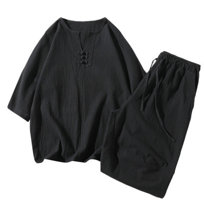 Toponeto Summer Fashion Mens Cotton And Linen Short Sleeve Shorts Set Suit Tracksuit
Toponeto Summer Fashion Mens Cotton And Linen Short Sleeve Shorts Set Suit Tracksuit