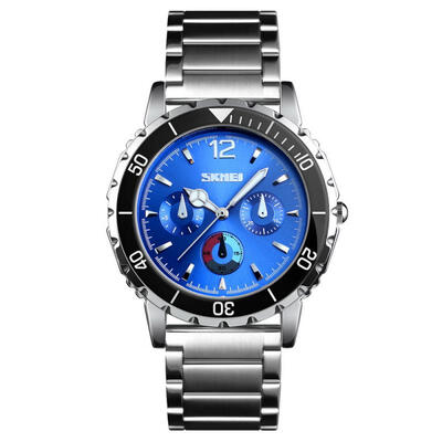 SKMEI Men Quartz Wristwatches Luminous Waterproof Watch With Stainless Steel Strap 1482
SKMEI Men Quartz Wristwatches Luminous Waterproof Watch With Stainless Steel Strap 1482