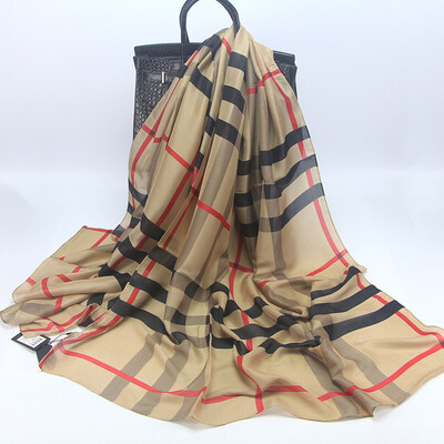 Spring&summer new European&American fashion wild scarf carriage lattice high-grade soft silk sunscreen scarf shawl
Spring&summer new European&American fashion wild scarf carriage lattice high-grade soft silk sunscreen scarf shawl