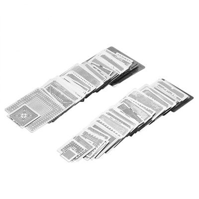 Greensen 130pcs BGA Universal Reballing Rework Net Stencils Steel Template Mesh Directly Heat Set Kit
Greensen 130pcs BGA Universal Reballing Rework Net Stencils Steel Template Mesh Directly Heat Set Kit