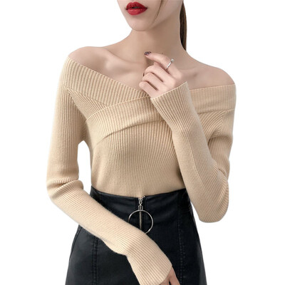 Women Sexy V-Neck Sweater Long Sleeves Pullover Autumn Winter Shirt Fashion Jumper
Women Sexy V-Neck Sweater Long Sleeves Pullover Autumn Winter Shirt Fashion Jumper