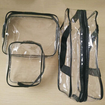 3 PcsTransparent Cosmetic Makeup Bag Toiletry Clear Pvc Bag Travel Wash Bag Holder Set Charm
3 PcsTransparent Cosmetic Makeup Bag Toiletry Clear Pvc Bag Travel Wash Bag Holder Set Charm