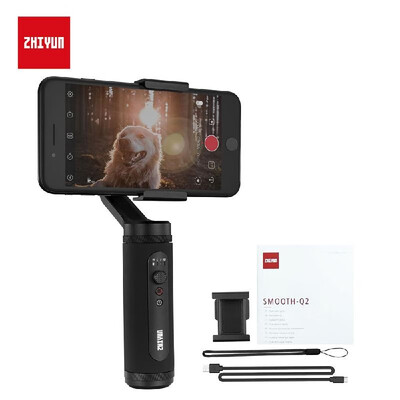 Zhiyun SMOOTH Q2 3-Axis Handheld Smartphone Gimbal Stabilizer POV Vortex Mode Object Tracking Timelapse Panorama Two-way Charging
Zhiyun SMOOTH Q2 3-Axis Handheld Smartphone Gimbal Stabilizer POV Vortex Mode Object Tracking Timelapse Panorama Two-way Charging