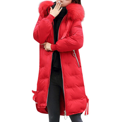 Toponeto Women Fashion Outerwear Long Cotton-padded Jackets Pocket Faux Fur Hooded Coats
Toponeto Women Fashion Outerwear Long Cotton-padded Jackets Pocket Faux Fur Hooded Coats