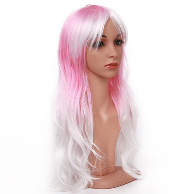 Long Full Wig with Bangs Ombre Natural Wave Heat Resistant Synthetic Wig Dyeing Color Curly Wavy Cosplay Wigs Costume Dress
Long Full Wig with Bangs Ombre Natural Wave Heat Resistant Synthetic Wig Dyeing Color Curly Wavy Cosplay Wigs Costume Dress