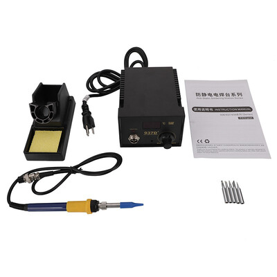 Ktaxon Rework Soldering Station Heater Iron Welding Solder Desolder SMD Tool 5 Tips ESD 937D
Ktaxon Rework Soldering Station Heater Iron Welding Solder Desolder SMD Tool 5 Tips ESD 937D