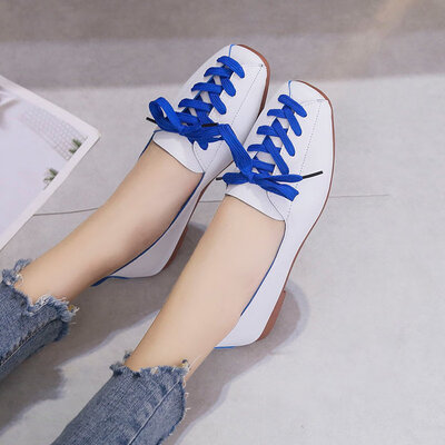 Soft bottom soft leather shoes womens lace-up autumn comfortable Joker flat bottom autumn Doug womens shoes small leather shoes
Soft bottom soft leather shoes womens lace-up autumn comfortable Joker flat bottom autumn Doug womens shoes small leather shoes