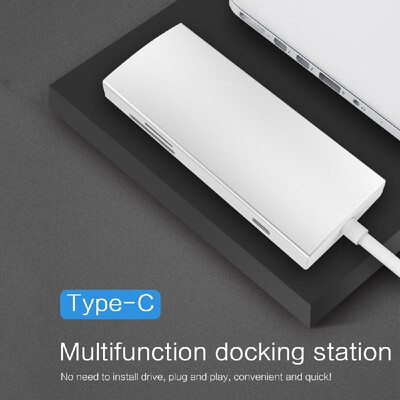 7-in-1 Multifunctional USB Type C Hub with 2 USB 30 Ports 2K4K High Definition Output Port LAN DataTF Card Reader Charging Port
7-in-1 Multifunctional USB Type C Hub with 2 USB 30 Ports 2K4K High Definition Output Port LAN DataTF Card Reader Charging Port