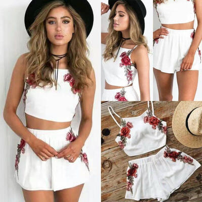 Sexy Women Summer Beach Two Piece Set Stripe Crop Backless Top Mini Skirt Set Party Dress
Sexy Women Summer Beach Two Piece Set Stripe Crop Backless Top Mini Skirt Set Party Dress