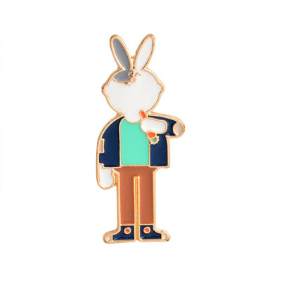 New Fashion Jewellry Rabbit Pin Animal Pins Rabbit And Carrot Lapel Pin Brooch Badges Pinback Cute Bunny Rabbit Lover Gifts
New Fashion Jewellry Rabbit Pin Animal Pins Rabbit And Carrot Lapel Pin Brooch Badges Pinback Cute Bunny Rabbit Lover Gifts