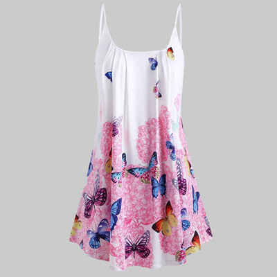 Roseonmyhand Plus Size Fashion Women Butterfly Printed O-Neck Camis Tops Casual Blouse
Roseonmyhand Plus Size Fashion Women Butterfly Printed O-Neck Camis Tops Casual Blouse