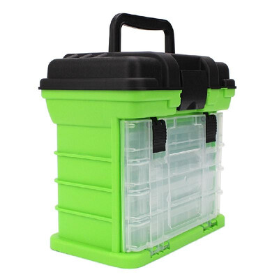 Fishing Tackle Box with 4 Fishing Boxes Water Resistant Fishing Tackle Storage Trays with Secure Locking Latches Removable Divider
Fishing Tackle Box with 4 Fishing Boxes Water Resistant Fishing Tackle Storage Trays with Secure Locking Latches Removable Divider