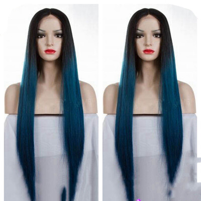 〖Follure〗Womens Fashion Front lace Wig Blue Synthetic Hair Long Wigs Wave straight Wig
〖Follure〗Womens Fashion Front lace Wig Blue Synthetic Hair Long Wigs Wave straight Wig