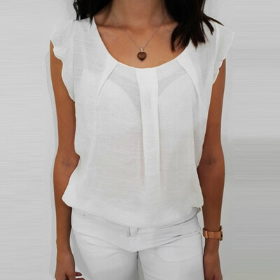 Starmoon Women Sexy Sleeveless Chiffon Blouse Casual Loose Solid Ruffle Tank Tops
Starmoon Women Sexy Sleeveless Chiffon Blouse Casual Loose Solid Ruffle Tank Tops