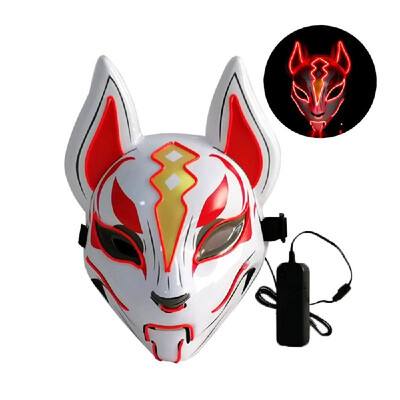 10 Color Fox Full Face Mask Neon Lights Halloween Party Led Lampshade Dark Glowing Cosplay Mask Party Costume Mask
10 Color Fox Full Face Mask Neon Lights Halloween Party Led Lampshade Dark Glowing Cosplay Mask Party Costume Mask