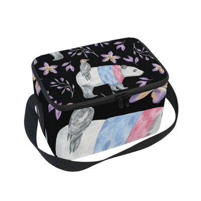 ALAZA Insulated Lunch Box Panda Bird Lunch Bag for Men Women Portable Tote Bag Cooler Bag
ALAZA Insulated Lunch Box Panda Bird Lunch Bag for Men Women Portable Tote Bag Cooler Bag