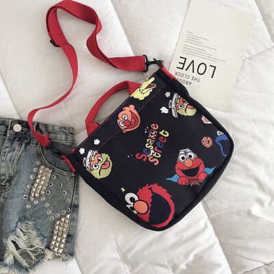 2019 new casual fashion ugly sesame street portable canvas bag female cute cartoon wild shoulder Messenger bag
2019 new casual fashion ugly sesame street portable canvas bag female cute cartoon wild shoulder Messenger bag