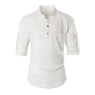 Toponeto Mens Baggy Cotton Linen Solid Long Sleeve Button Retro T Shirts Tops Blouses
Toponeto Mens Baggy Cotton Linen Solid Long Sleeve Button Retro T Shirts Tops Blouses