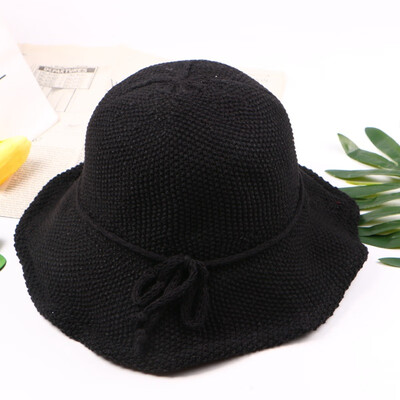 New retro solid color knitted fisherman hat female Korean version hat spring&summer folding sunshade hat 100 casual basin cap
New retro solid color knitted fisherman hat female Korean version hat spring&summer folding sunshade hat 100 casual basin cap