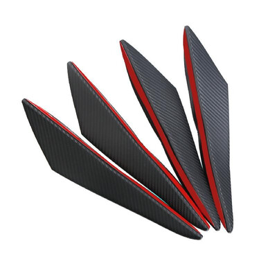 4 pcs Universal Car Front Bumper Fin Splitter Spoiler Air Knife Canard Valence Paste Type for Repair Maintenance Decoration
4 pcs Universal Car Front Bumper Fin Splitter Spoiler Air Knife Canard Valence Paste Type for Repair Maintenance Decoration